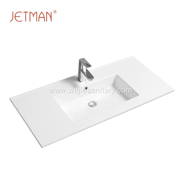 rectangular ceramic white modern wash basin